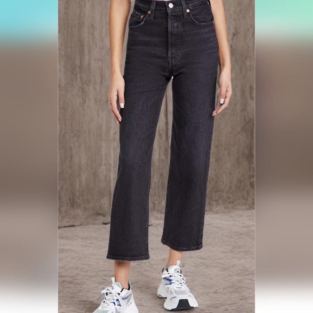 Levi's Ribcage Straight Ankle 27x27 Black